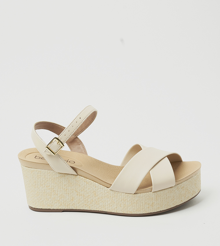FREYA Ankle Strap Wedge Sandals