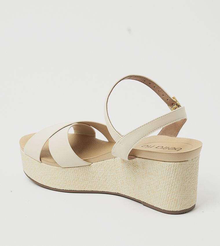 FREYA Ankle Strap Wedge Sandals