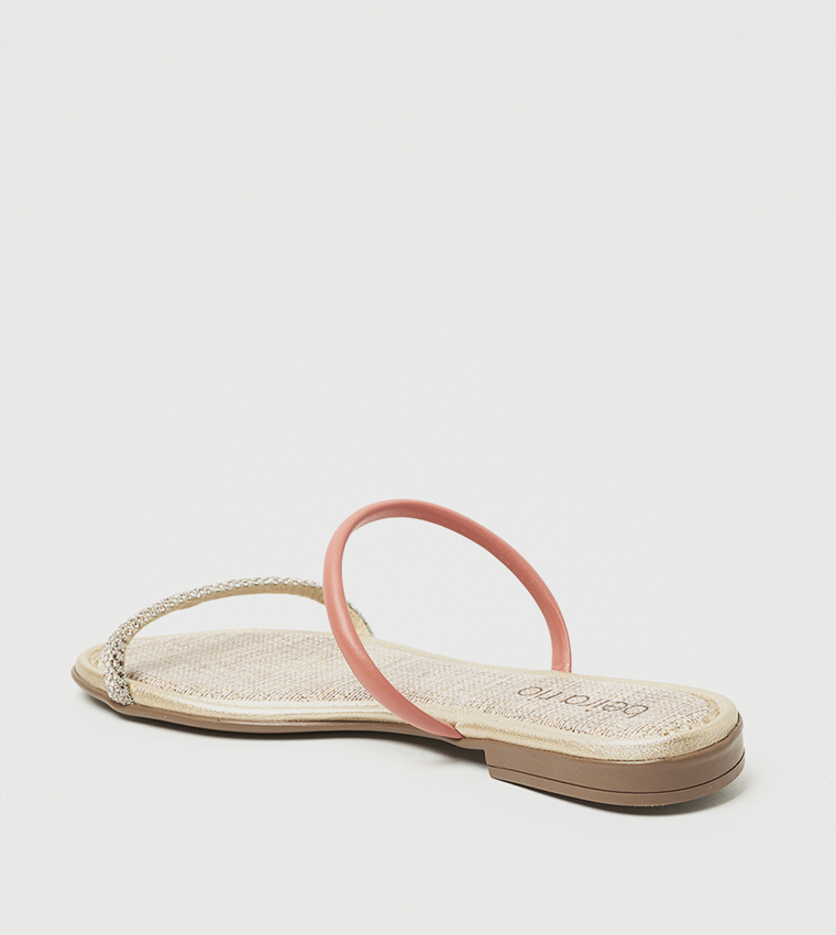 HADASSAH Embellished Flat Sandals