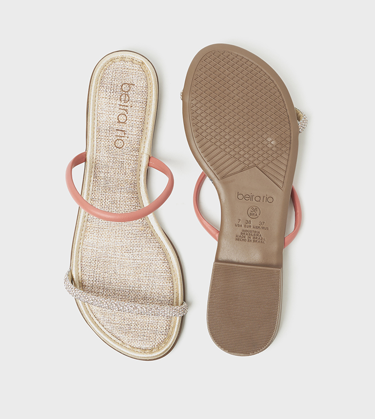 HADASSAH Embellished Flat Sandals