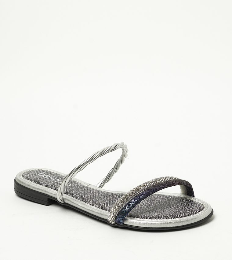 MAXINE Embellished Flat Sandals