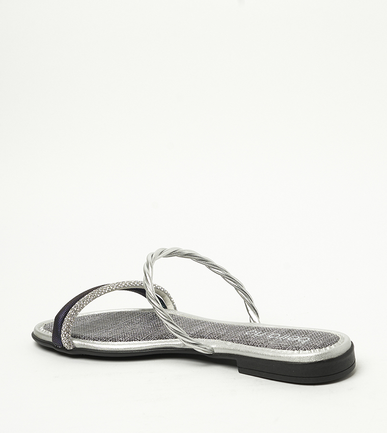 MAXINE Embellished Flat Sandals