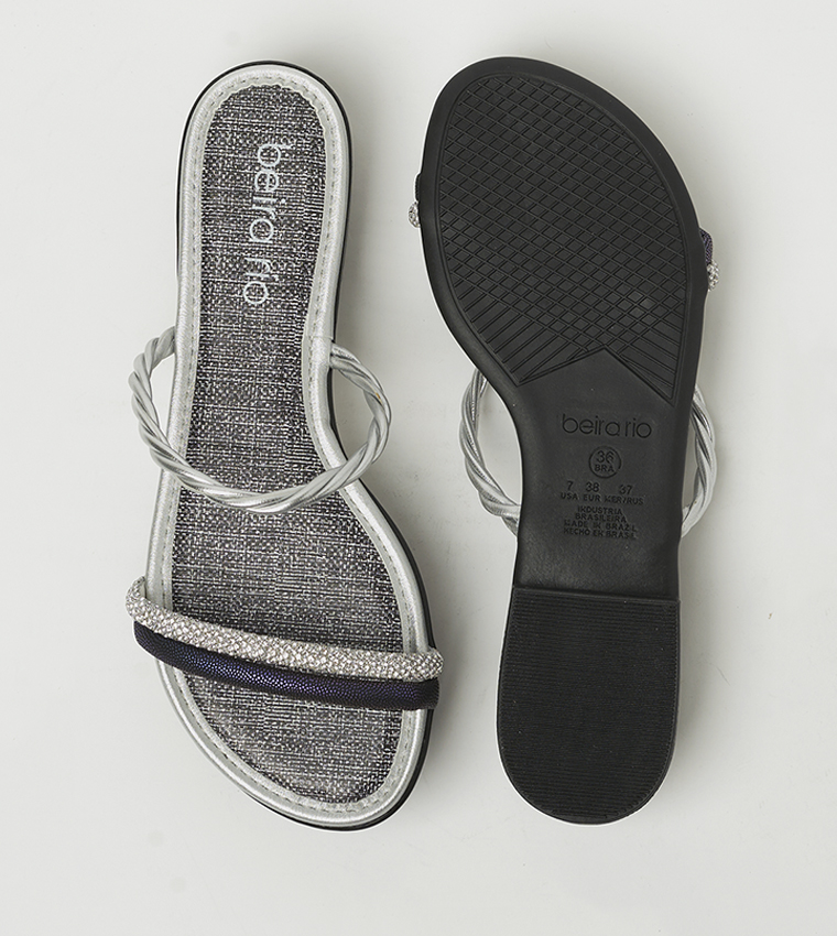 MAXINE Embellished Flat Sandals