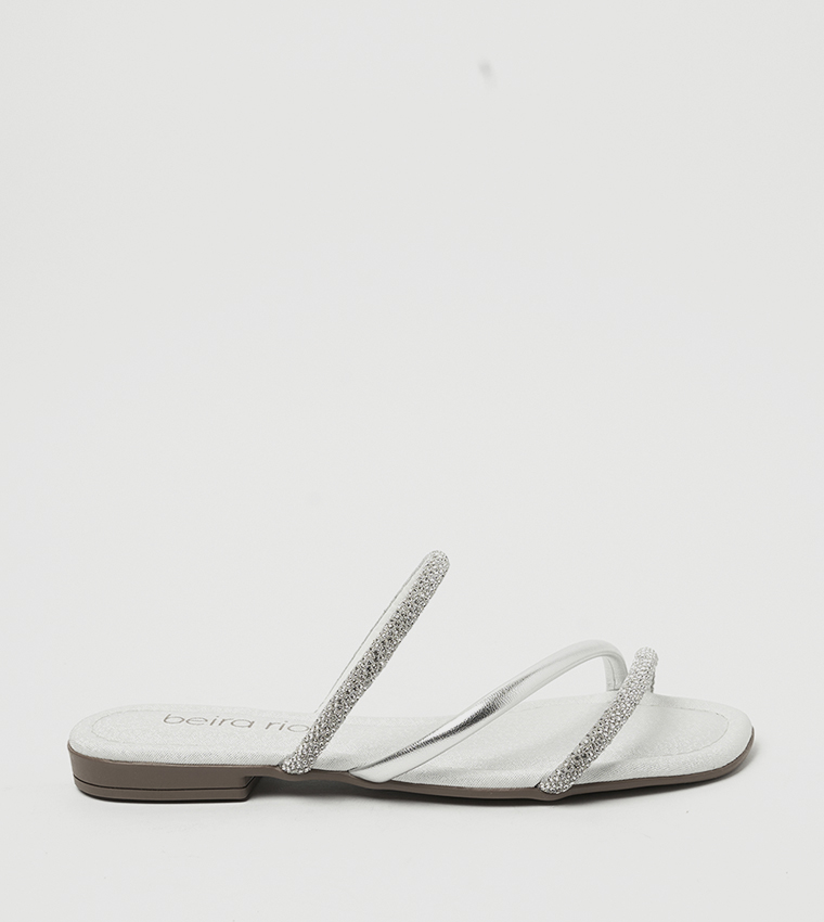 MARILYN Embellished Flat Sandals