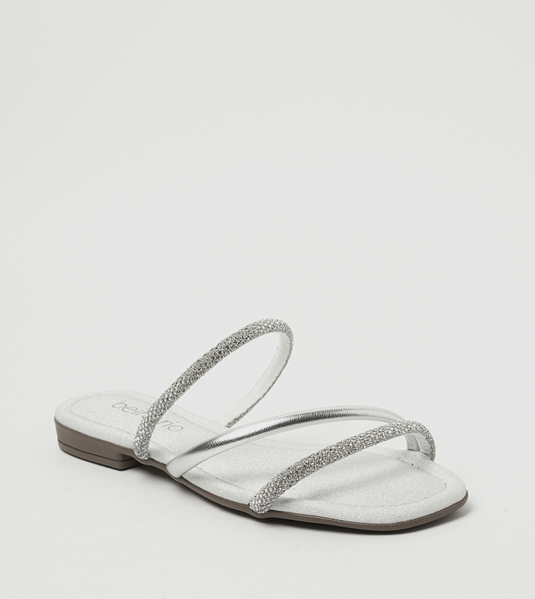 MARILYN Embellished Flat Sandals