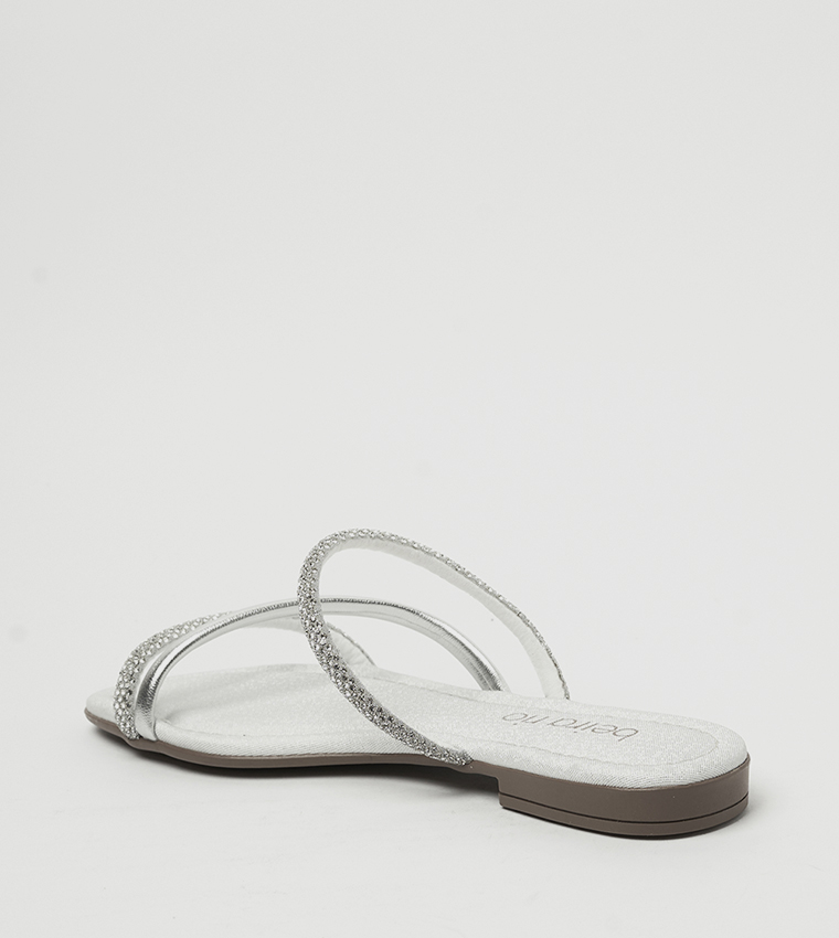MARILYN Embellished Flat Sandals