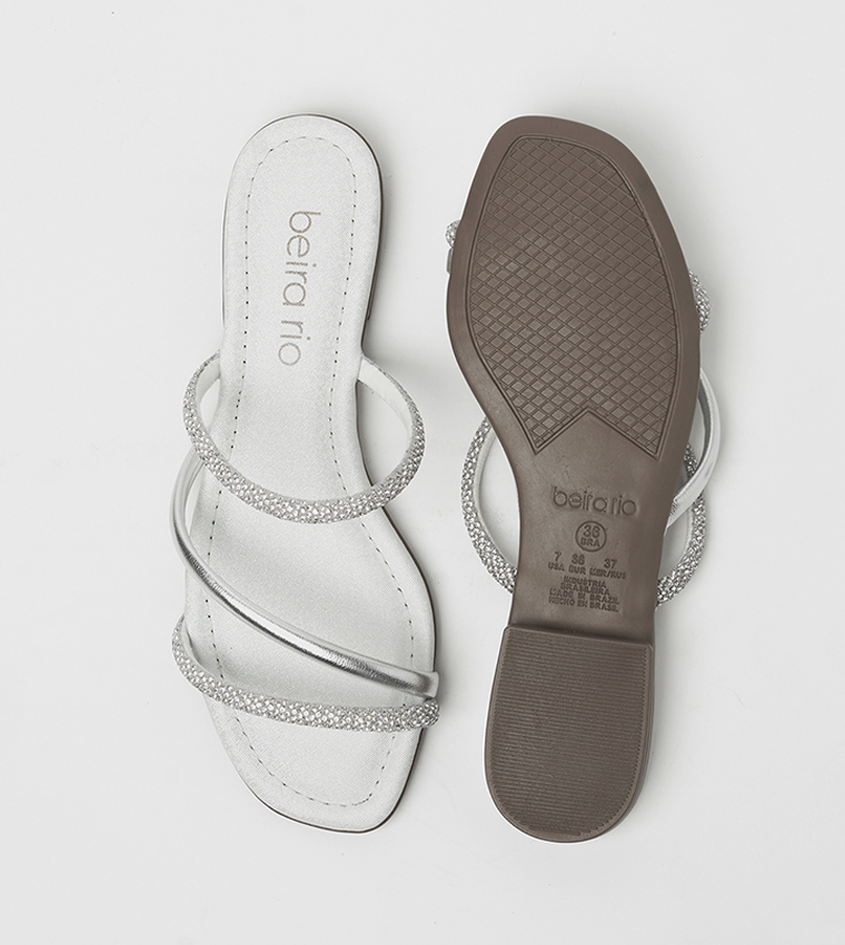 MARILYN Embellished Flat Sandals