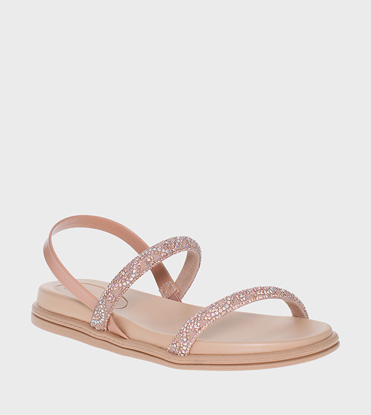 PERSEPHONE Embellished Flat Sandals