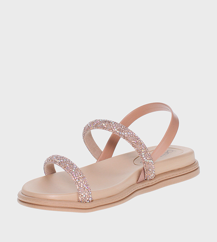 PERSEPHONE Embellished Flat Sandals