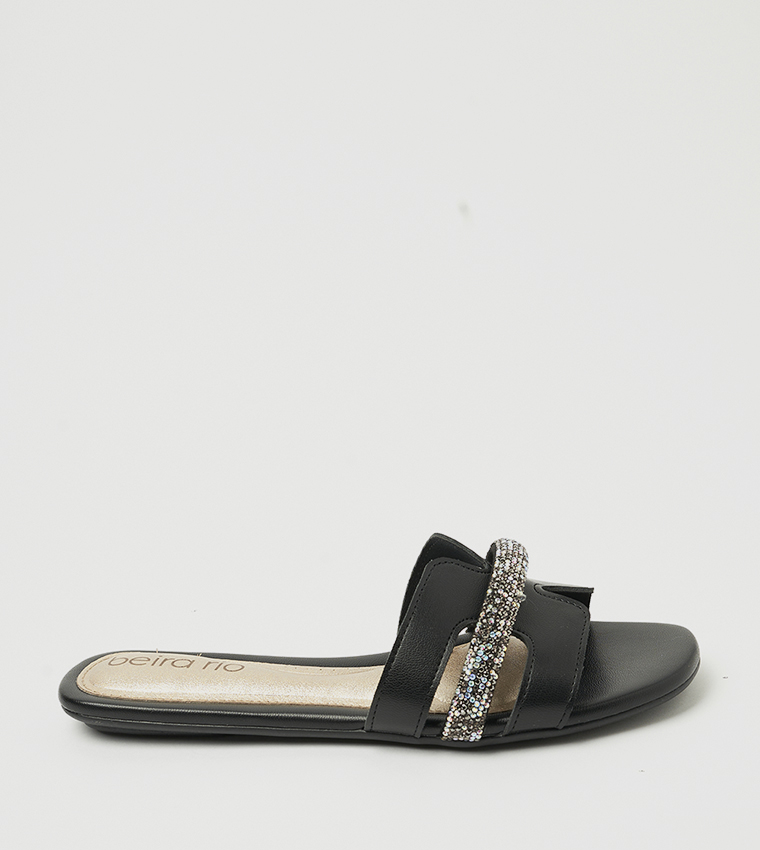 DUSTIN Embellished Flat Sandals