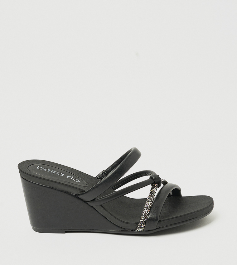 COLTER Embellished Wedge Sandals