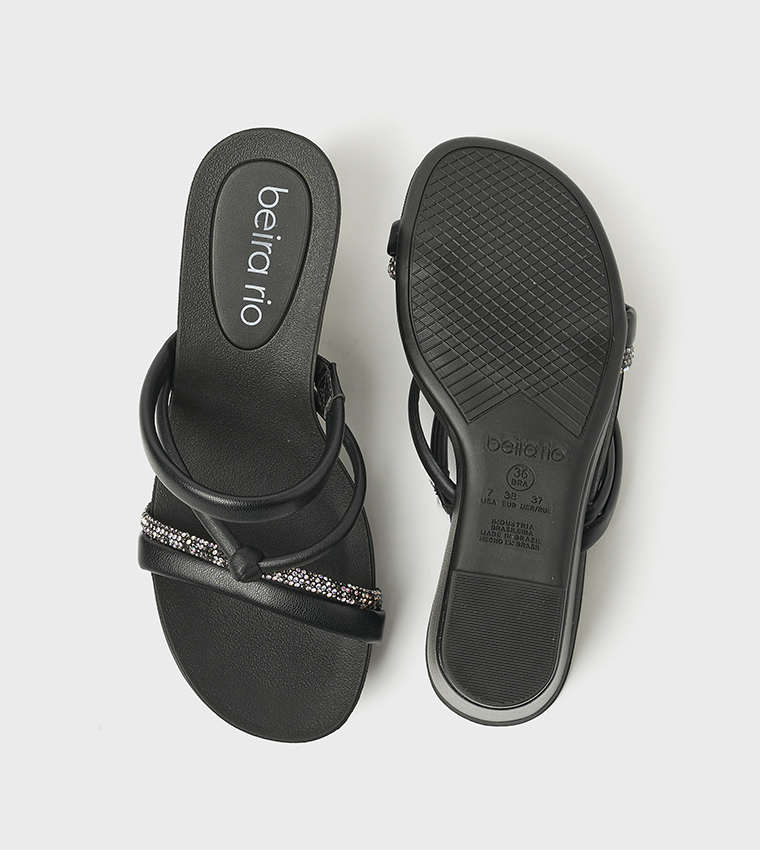 COLTER Embellished Wedge Sandals