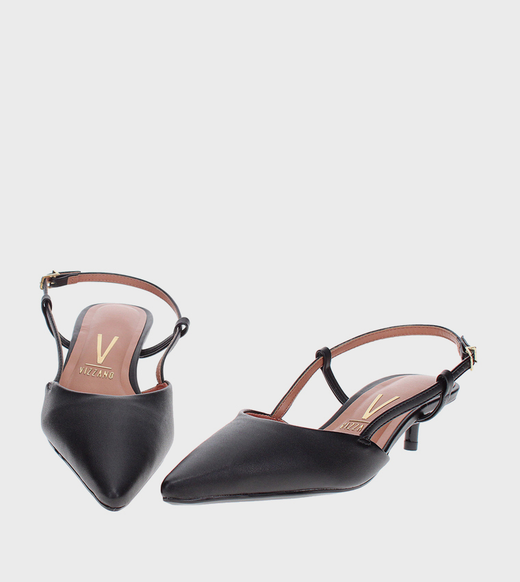 Pointed Toe Slingback Pumps