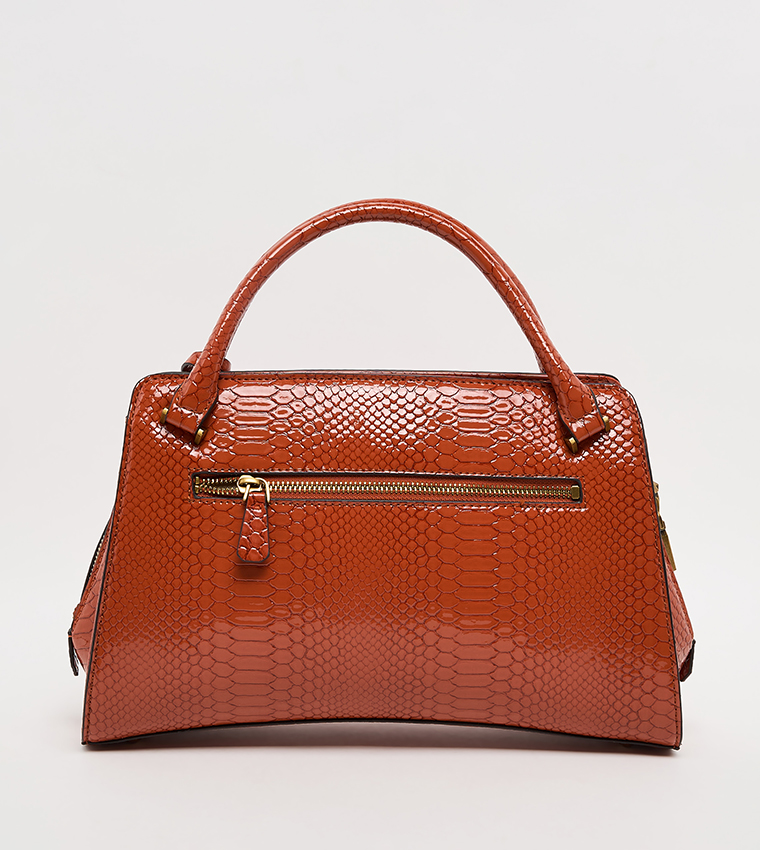 ANNITA Textured Girlfriend Satchel Bag