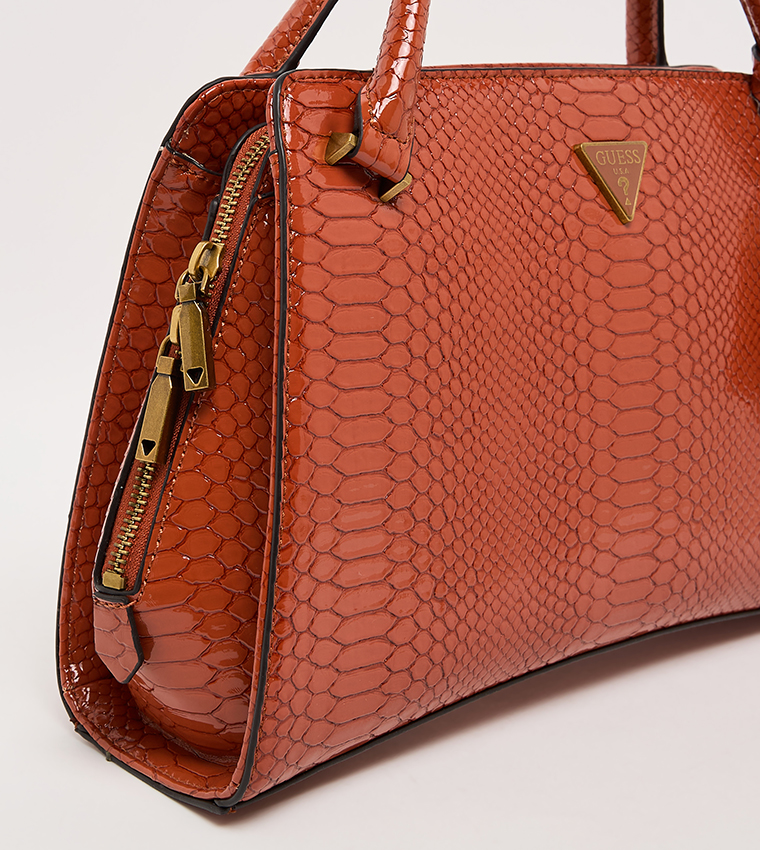 ANNITA Textured Girlfriend Satchel Bag