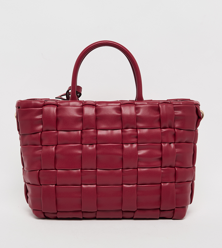MARION Braided Tote Bag