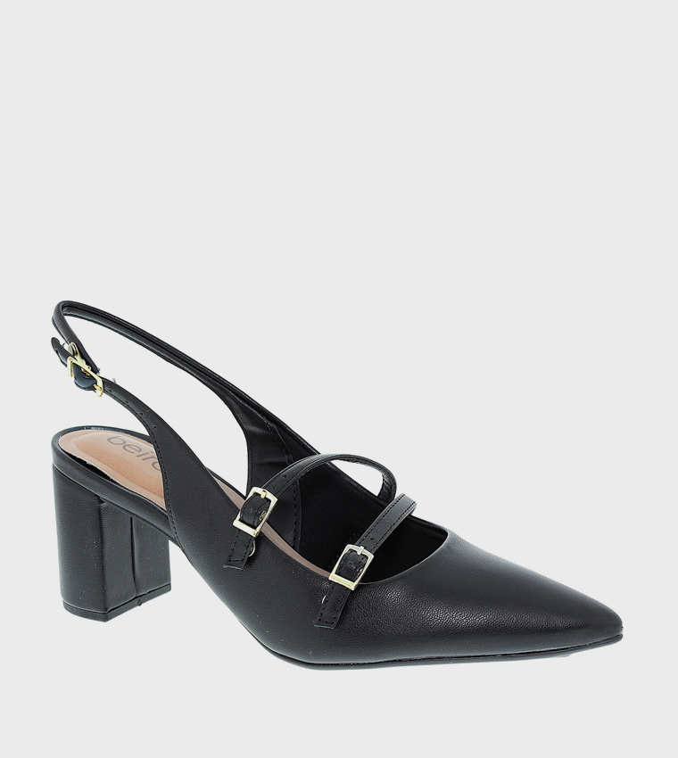 Pointed Toe Slingback Pumps