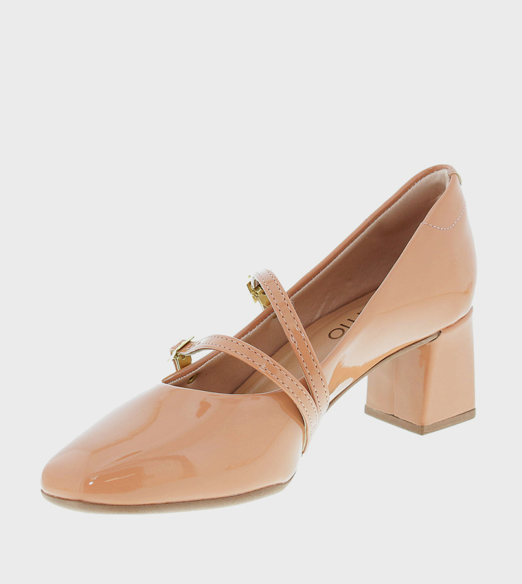 Double Buckle Strap Pumps