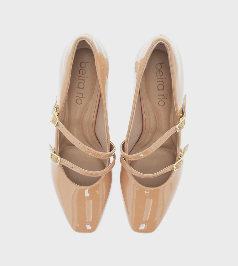 Double Buckle Strap Pumps