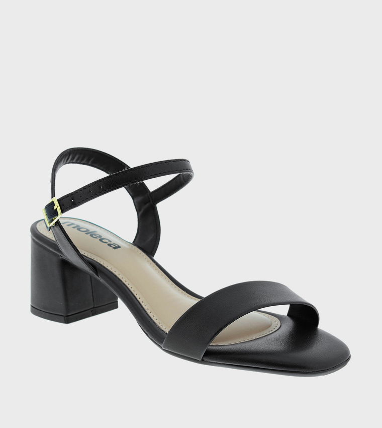 Open Toe Block Heel Sandals