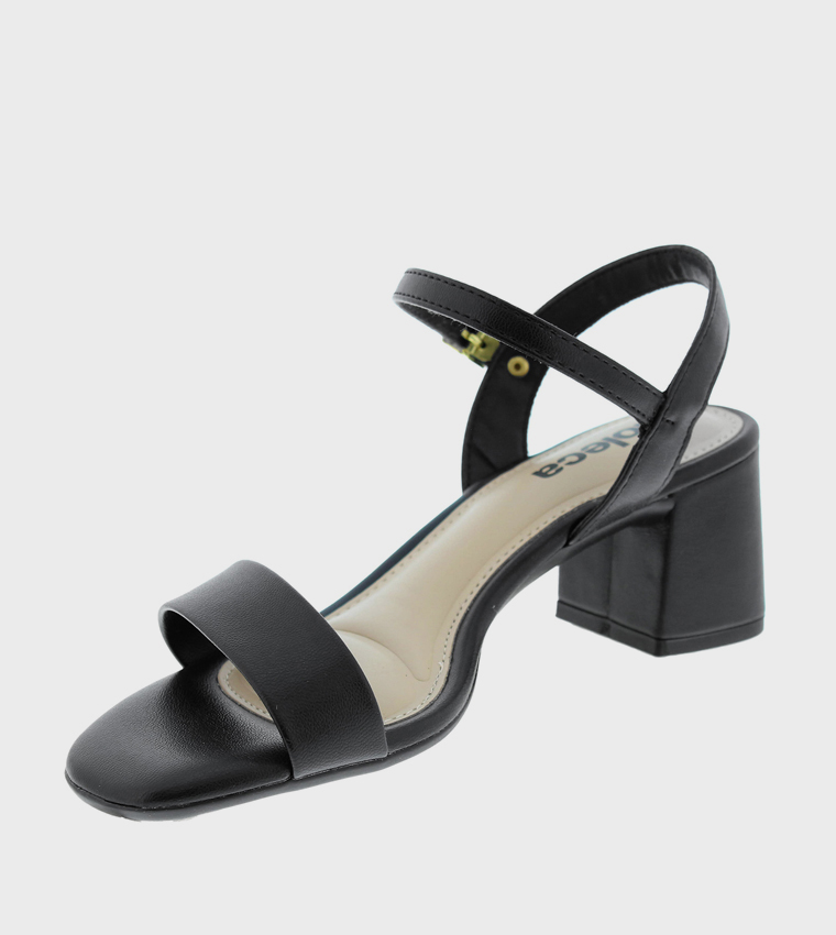 Open Toe Block Heel Sandals