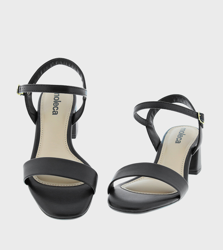 Open Toe Block Heel Sandals