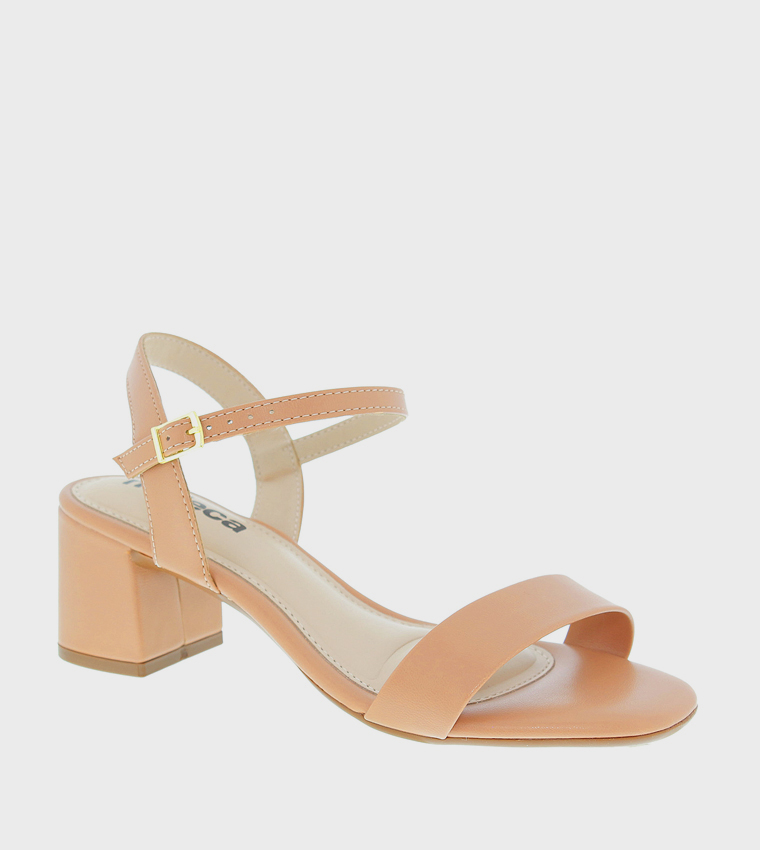 Open Toe Block Heel Sandals