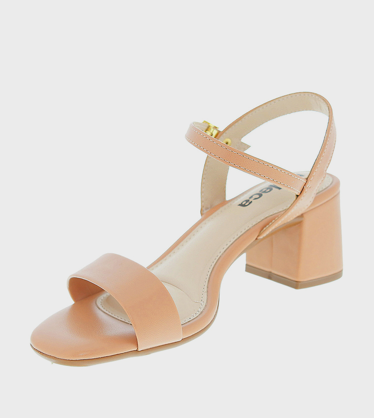 Open Toe Block Heel Sandals