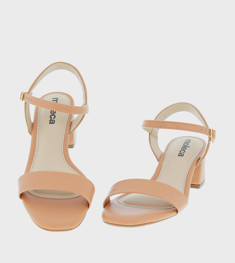 Open Toe Block Heel Sandals