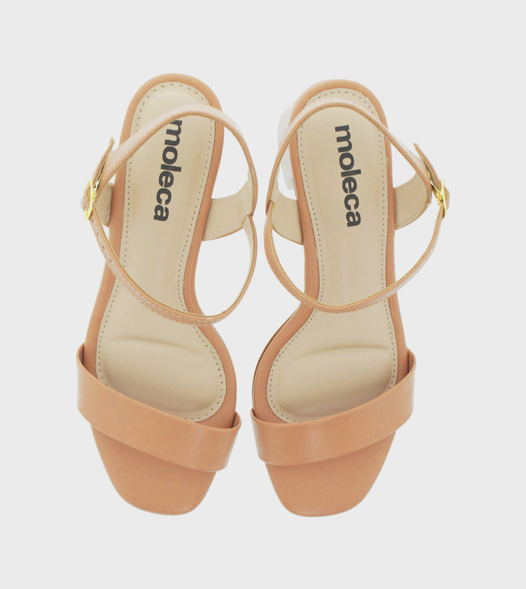 Open Toe Block Heel Sandals