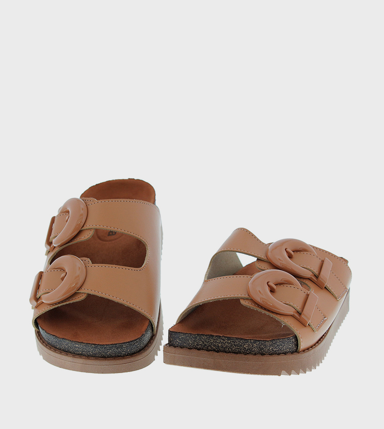Buckle Strap Comfort Sandals