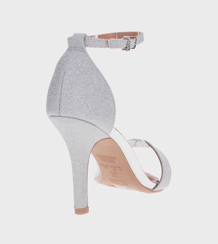 Embellished Open Toe Heel Sandals