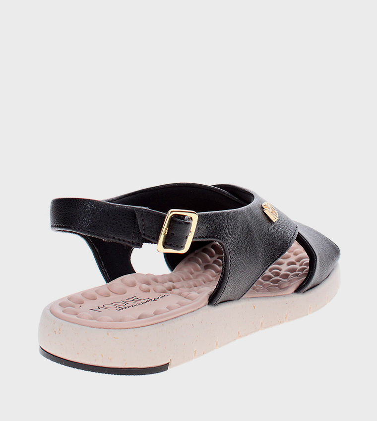 Open Toe Slingback Comfort Sandals