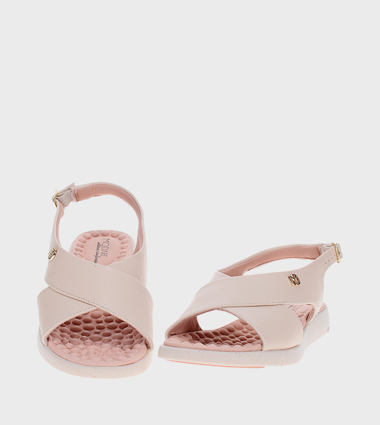 Open Toe Slingback Comfort Sandals