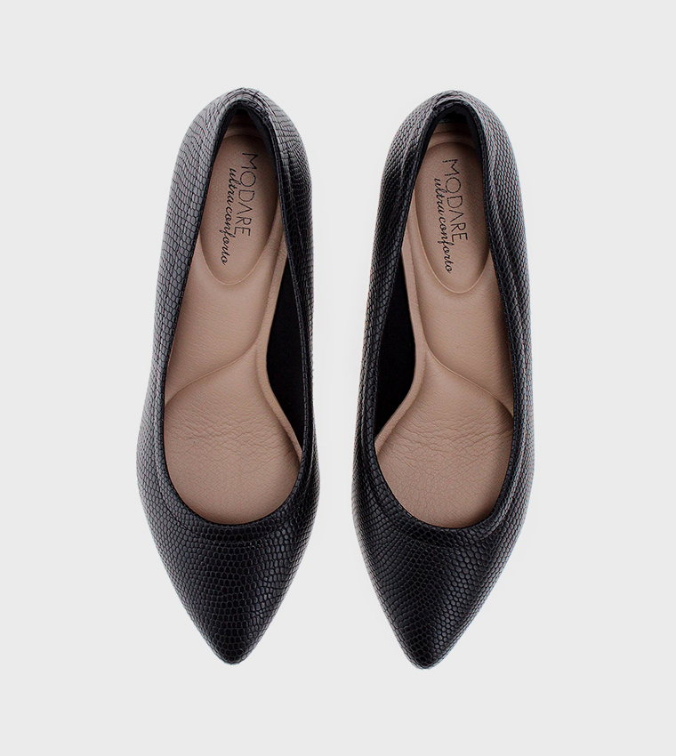Textured Block Heel Pumps