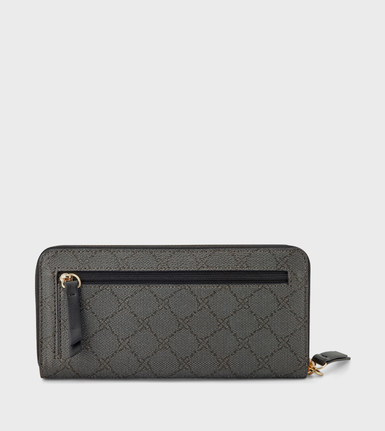 LOCKUP 9 Monogram Patterned Wristlet Wallet