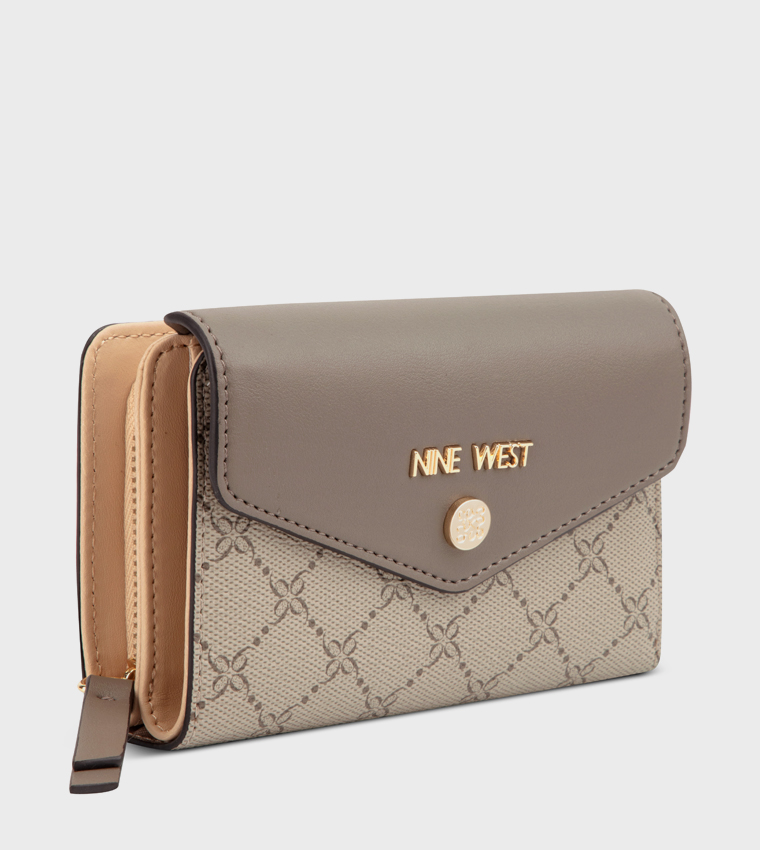 CAIREANN Monogram Patterned Mini Wallet