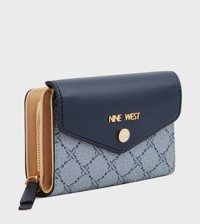 CAIREANN Monogram Patterned Mini Wallet