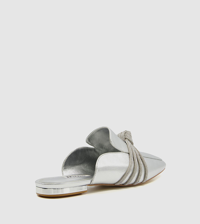 GIAS Embellished Loafer Mules