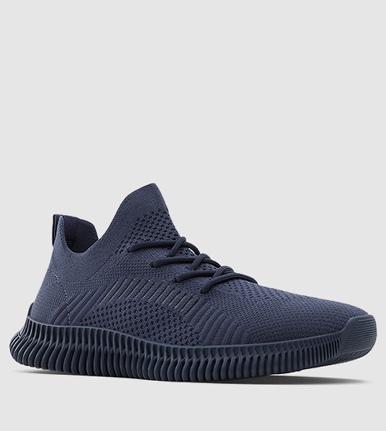 Buy Aldo Gilgai Mid Top Sneakers Shoes In Blue 6thStreet Qatar