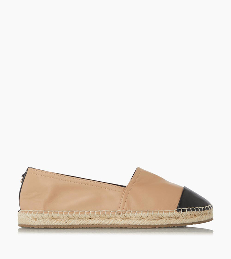 Buy Dune London Ginger Toe Cap Espadrille Shoes In Brown