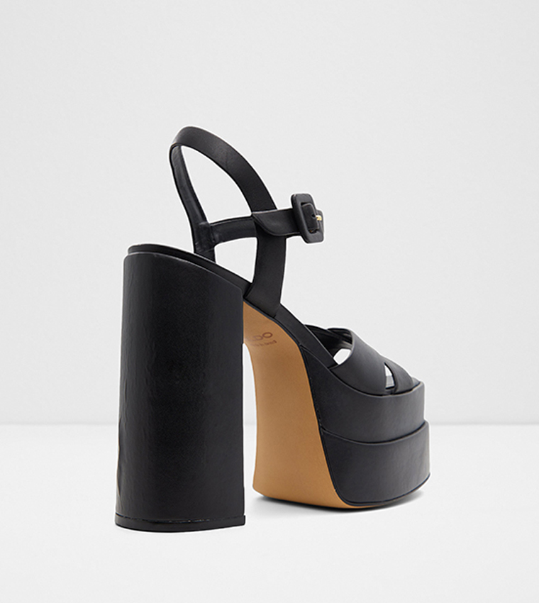 GISELL Ankle Strap Platform Heels