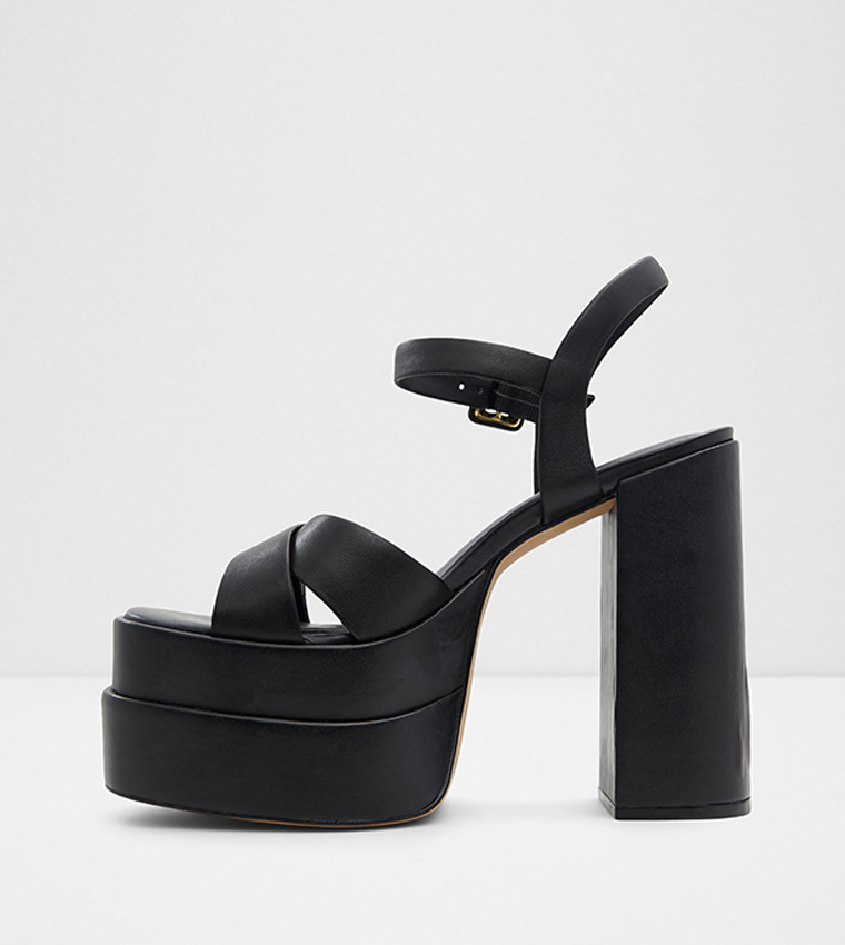 GISELL Ankle Strap Platform Heels