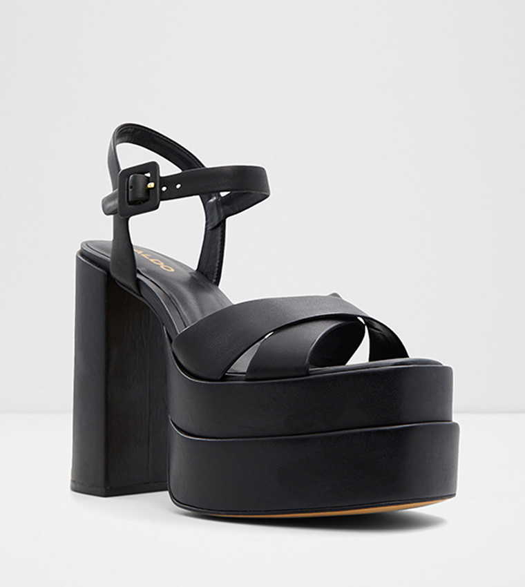 GISELL Ankle Strap Platform Heels