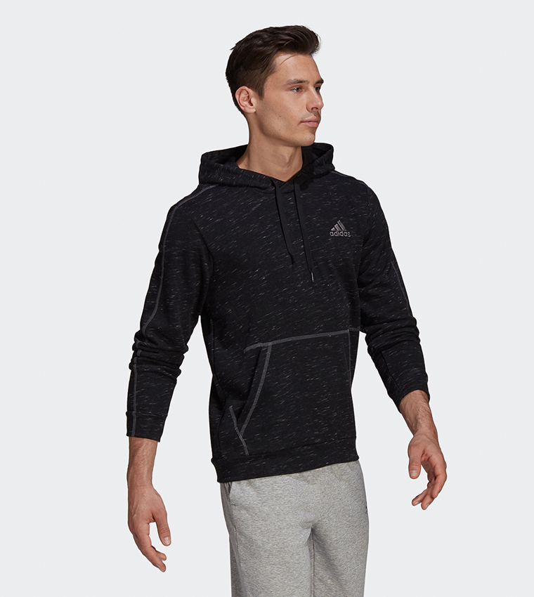 adidas hoodie with small logo