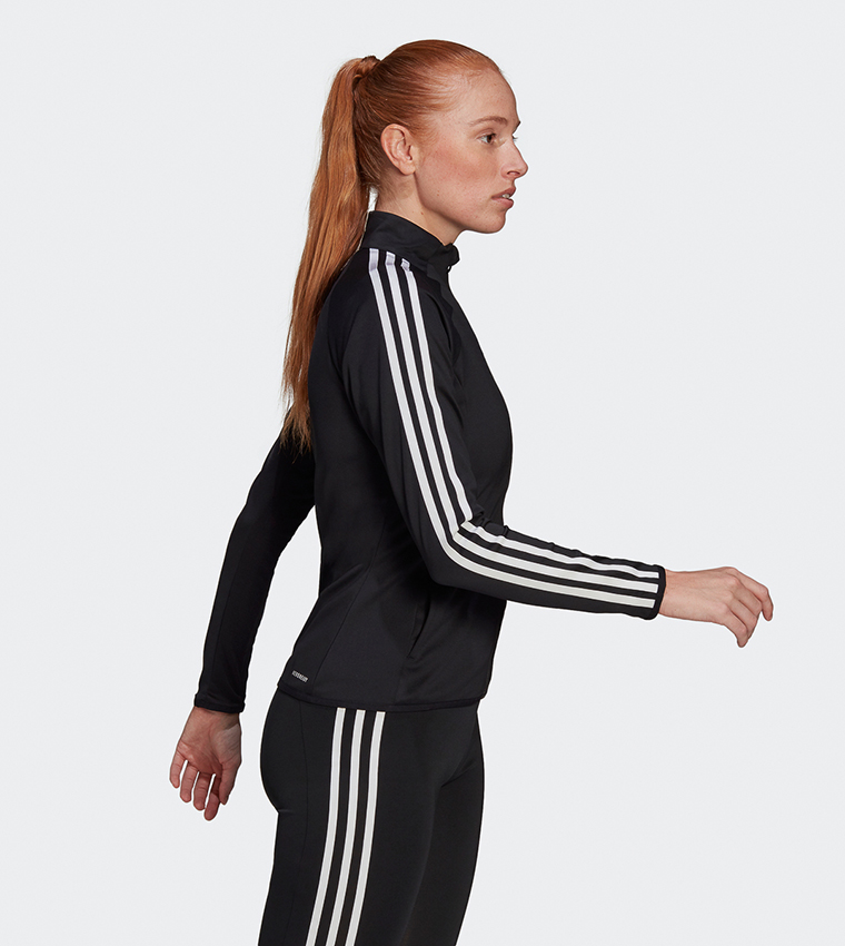 Buy Adidas Aeroready Designed 2 Move 3 Stripes Track Jacket In Black 6thStreet Bahrain