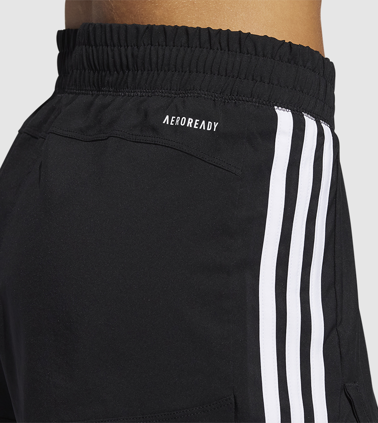 Buy Adidas Pacer Striped Two In One Shorts In Black 6thStreet UAE