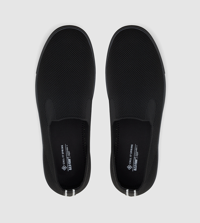 Buy Call It Spring GLADES Round Toe Slip On Shoes In Black 6thStreet Bahrain