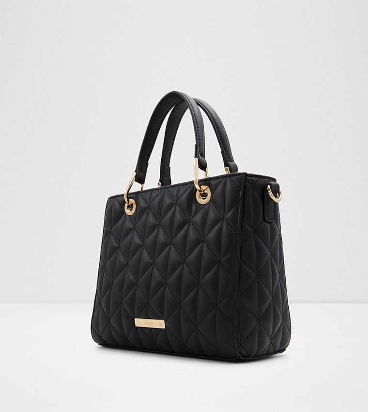 Buy Aldo GLEE Quilted Tote Bag With Sling In Black 6thStreet Bahrain