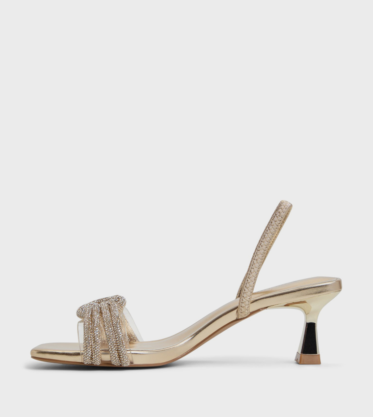 GLOWING Embellished Heeled Sandals